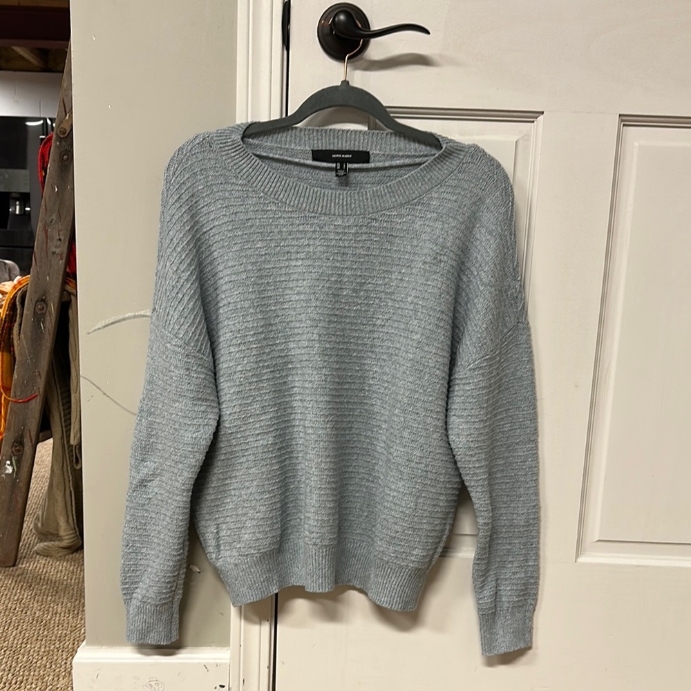 Vero Moda Gray Ribbed Knit Sweater